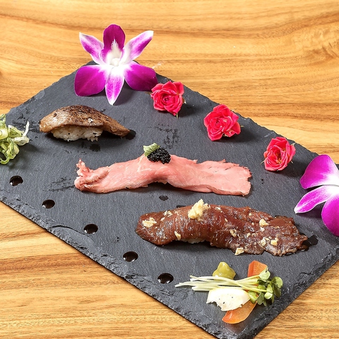 肉寿司の食べ放題がある難波のお店